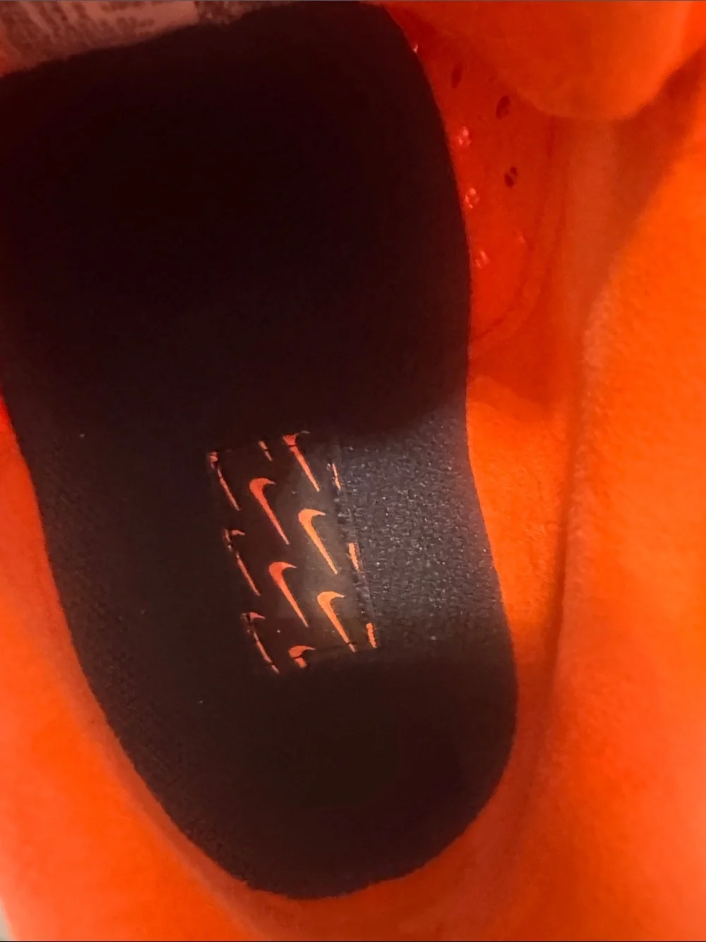 Nike Women’s Bright Orange and Black Running Sneakers